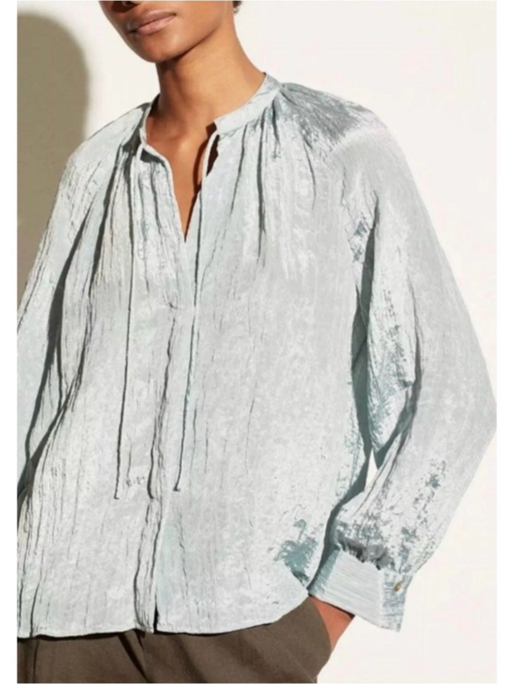 Vince | Poet Popover Blouse Size Large